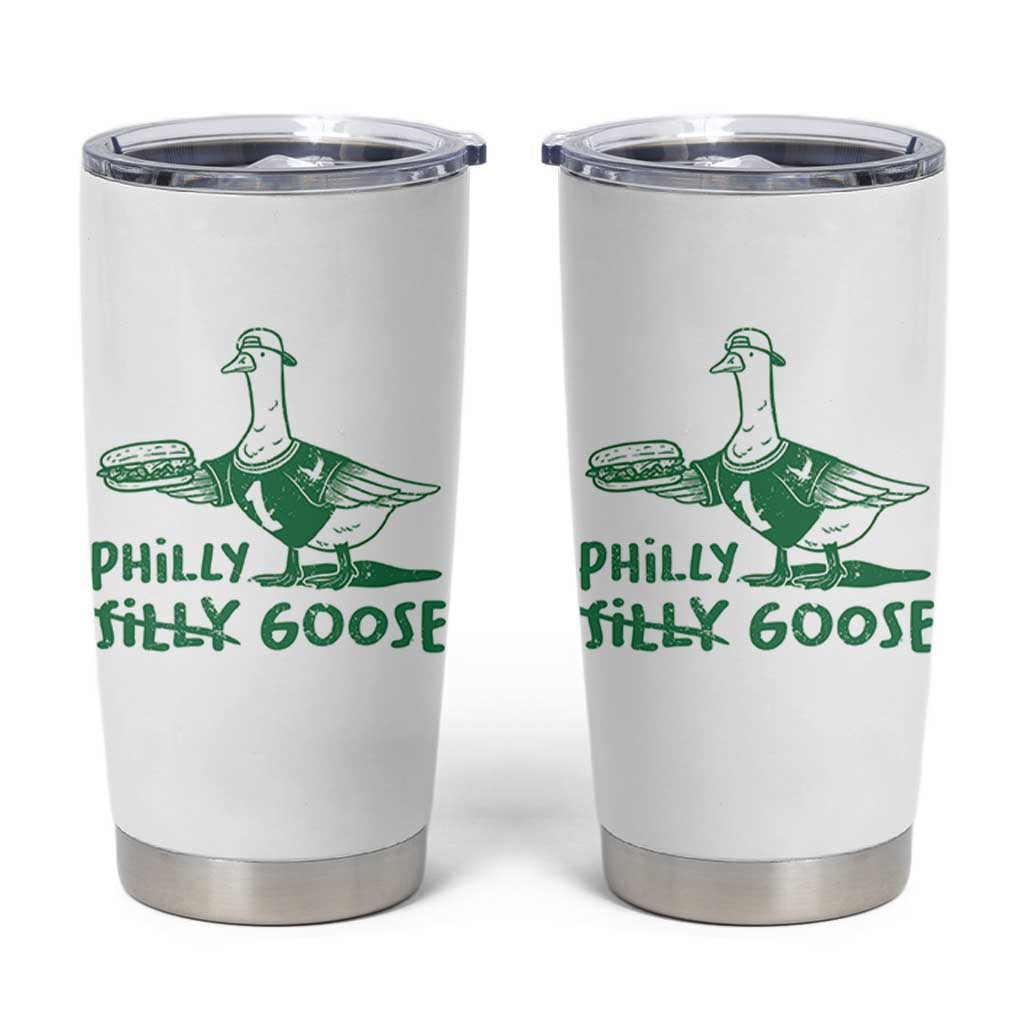 Philly Goose Tumbler Cup Funny Philadelphia Fan Silly Gooses - Wonder Print Shop