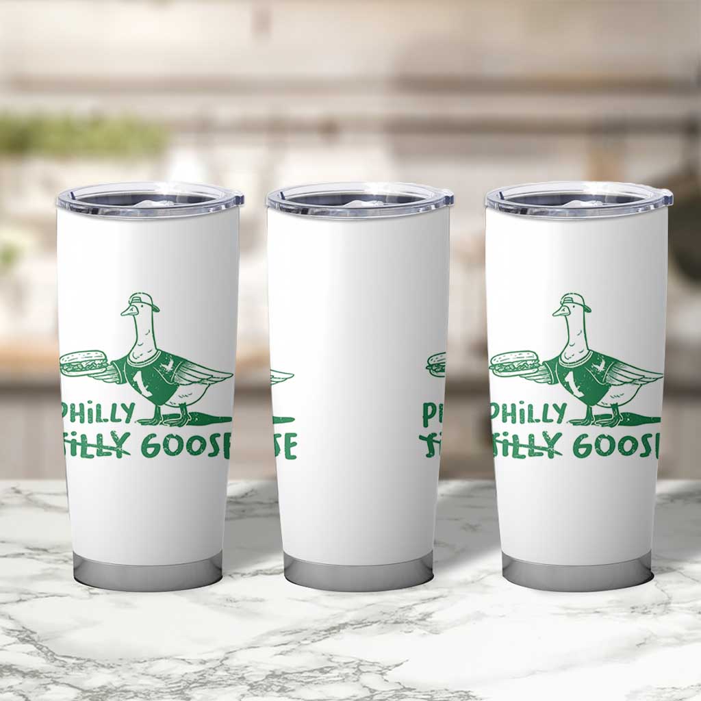 Philly Goose Tumbler Cup Funny Philadelphia Fan Silly Gooses - Wonder Print Shop