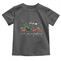 Dachshund Christmas Toddler T Shirt Funny Weiner Dog Lovers Its The Most Wienderful Time - Wonder Print Shop