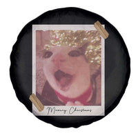 Meowy Christmas Spare Tire Cover Funny Cat Lovers Xmas Vintage Photo - Wonder Print Shop