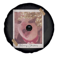 Meowy Christmas Spare Tire Cover Funny Cat Lovers Xmas Vintage Photo - Wonder Print Shop