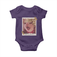 Meowy Christmas Baby Onesie Funny Cat Lovers Xmas Vintage Photo - Wonder Print Shop