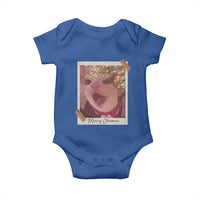Meowy Christmas Baby Onesie Funny Cat Lovers Xmas Vintage Photo - Wonder Print Shop