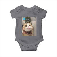 Funny Cat Christmas Baby Onesie Ring There is Motion at Your Front Door Meme Xmas Tree - Wonder Print Shop