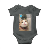 Funny Cat Christmas Baby Onesie Ring There is Motion at Your Front Door Meme Xmas Tree - Wonder Print Shop