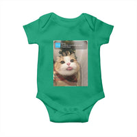 Funny Cat Christmas Baby Onesie Ring There is Motion at Your Front Door Meme Xmas Tree - Wonder Print Shop