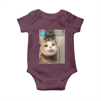 Funny Cat Christmas Baby Onesie Ring There is Motion at Your Front Door Meme Xmas Tree - Wonder Print Shop