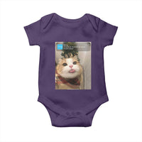 Funny Cat Christmas Baby Onesie Ring There is Motion at Your Front Door Meme Xmas Tree - Wonder Print Shop