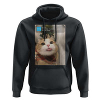 Funny Cat Christmas Hoodie Ring There is Motion at Your Front Door Meme Xmas Tree - Wonder Print Shop