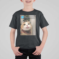 Funny Cat Christmas T Shirt For Kid Ring There is Motion at Your Front Door Meme Xmas Tree - Wonder Print Shop