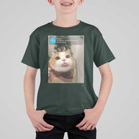 Funny Cat Christmas T Shirt For Kid Ring There is Motion at Your Front Door Meme Xmas Tree - Wonder Print Shop