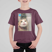 Funny Cat Christmas T Shirt For Kid Ring There is Motion at Your Front Door Meme Xmas Tree - Wonder Print Shop