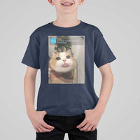 Funny Cat Christmas T Shirt For Kid Ring There is Motion at Your Front Door Meme Xmas Tree - Wonder Print Shop