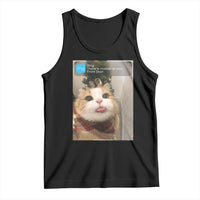Funny Cat Christmas Tank Top Ring There is Motion at Your Front Door Meme Xmas Tree - Wonder Print Shop