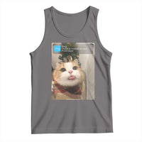 Funny Cat Christmas Tank Top Ring There is Motion at Your Front Door Meme Xmas Tree - Wonder Print Shop
