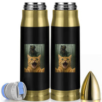 Cat Selfie With Dinosaur Bullet Tumbler Funny Cat Gifts - Wonder Print Shop