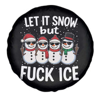 Anti ICE Christmas Spare Tire Cover Funny Snowman Cute Finger Let It Snow Funny FDT - Wonder Print Shop