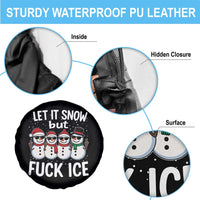 Anti ICE Christmas Spare Tire Cover Funny Snowman Cute Finger Let It Snow Funny FDT - Wonder Print Shop