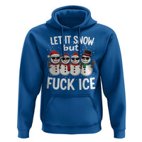 Anti ICE Christmas Hoodie Funny Snowman Cute Finger Let It Snow Funny FDT - Wonder Print Shop