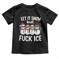 Anti ICE Christmas Toddler T Shirt Funny Snowman Cute Finger Let It Snow Funny FDT - Wonder Print Shop