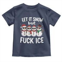 Anti ICE Christmas Toddler T Shirt Funny Snowman Cute Finger Let It Snow Funny FDT - Wonder Print Shop