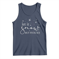 Let It Snow But Fuck Ice Tank Top Funny Christmas Winter - Wonder Print Shop