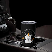 Anti ICE Christmas Tumbler Cup Let It Snow But Fuck Ice Cute Snowman Winter - Wonder Print Shop