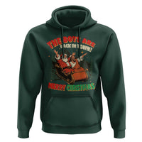 The Boys Are Back in Town Christmas Hoodie Funny Santa Jesus - Wonder Print Shop