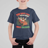 The Boys Are Back in Town Christmas T Shirt For Kid Funny Santa Jesus - Wonder Print Shop