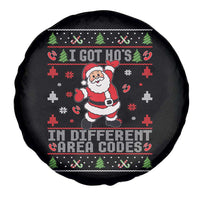 Funny Santa Ugly Christmas Spare Tire Cover I Got Hos in Different Area Codes - Wonder Print Shop