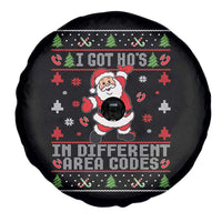 Funny Santa Ugly Christmas Spare Tire Cover I Got Hos in Different Area Codes - Wonder Print Shop