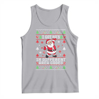 Funny Santa Ugly Christmas Tank Top I Got Hos in Different Area Codes - Wonder Print Shop