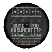 But Did You Document It Ugly Christmas Spare Tire Cover Funny Office Party Sarcastic Winter HR - Wonder Print Shop