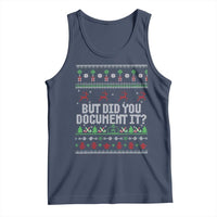 But Did You Document It Ugly Christmas Tank Top Funny Office Party Sarcastic Winter HR - Wonder Print Shop