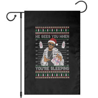 Funny Christmas Diddy Garden Flag Diddy Sees You When Youre Sleeping Ugly Xmas - Wonder Print Shop