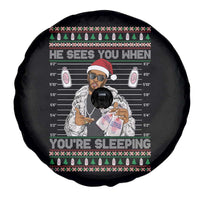 Funny Christmas Diddy Spare Tire Cover Diddy Sees You When Youre Sleeping Ugly Xmas - Wonder Print Shop