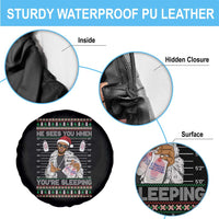 Funny Christmas Diddy Spare Tire Cover Diddy Sees You When Youre Sleeping Ugly Xmas - Wonder Print Shop