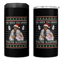 Funny Christmas Diddy 4 in 1 Can Cooler Tumbler Diddy Sees You When Youre Sleeping Ugly Xmas - Wonder Print Shop