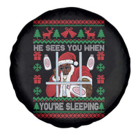 Funny Christmas Diddy Spare Tire Cover Diddy Sees You When Youre Sleeping Dirty Ugly Xmas - Wonder Print Shop
