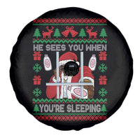 Funny Christmas Diddy Spare Tire Cover Diddy Sees You When Youre Sleeping Dirty Ugly Xmas - Wonder Print Shop