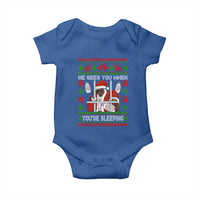Funny Christmas Diddy Baby Onesie Diddy Sees You When Youre Sleeping Dirty Ugly Xmas - Wonder Print Shop