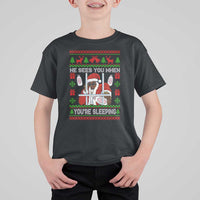 Funny Christmas Diddy T Shirt For Kid Diddy Sees You When Youre Sleeping Dirty Ugly Xmas - Wonder Print Shop