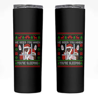 Funny Christmas Diddy Skinny Tumbler Diddy Sees You When Youre Sleeping Dirty Ugly Xmas - Wonder Print Shop