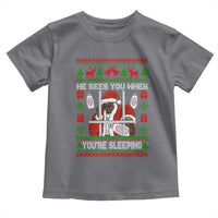 Funny Christmas Diddy Toddler T Shirt Diddy Sees You When Youre Sleeping Dirty Ugly Xmas - Wonder Print Shop