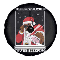 Funny Christmas Diddy Spare Tire Cover He Sees You When Youre Sleeping Dirty Ugly Xmas - Wonder Print Shop