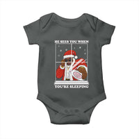 Funny Christmas Diddy Baby Onesie He Sees You When Youre Sleeping Dirty Ugly Xmas - Wonder Print Shop