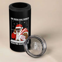 Funny Christmas Diddy 4 in 1 Can Cooler Tumbler He Sees You When Youre Sleeping Dirty Ugly Xmas - Wonder Print Shop