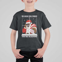 Funny Christmas Diddy T Shirt For Kid He Sees You When Youre Sleeping Dirty Ugly Xmas - Wonder Print Shop