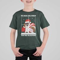 Funny Christmas Diddy T Shirt For Kid He Sees You When Youre Sleeping Dirty Ugly Xmas - Wonder Print Shop