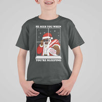 Funny Christmas Diddy T Shirt For Kid He Sees You When Youre Sleeping Dirty Ugly Xmas - Wonder Print Shop